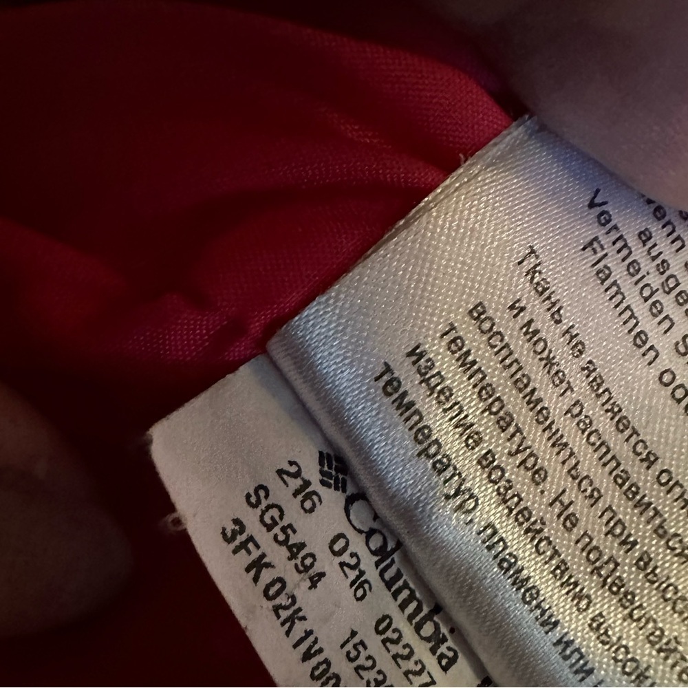 Columbia Girls' Powder Lite Red Puffer Jacket with Hood Size XL (18/20) - Picture 13 of 14